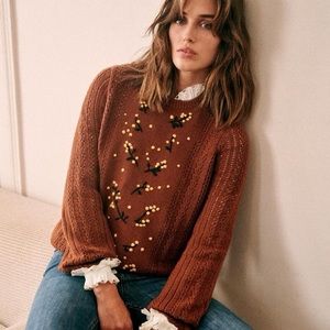Sezane Gladys Jumper - Hazlenut